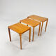 Tables gigognes de Rex Raab pour Wilhelm Renz, années 1960