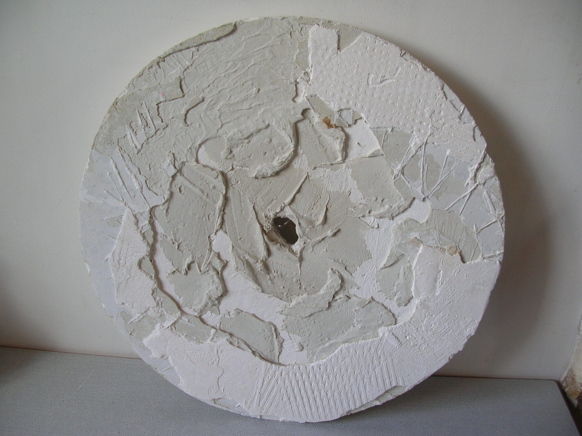 Former ceiling rose window plaster 49 cm