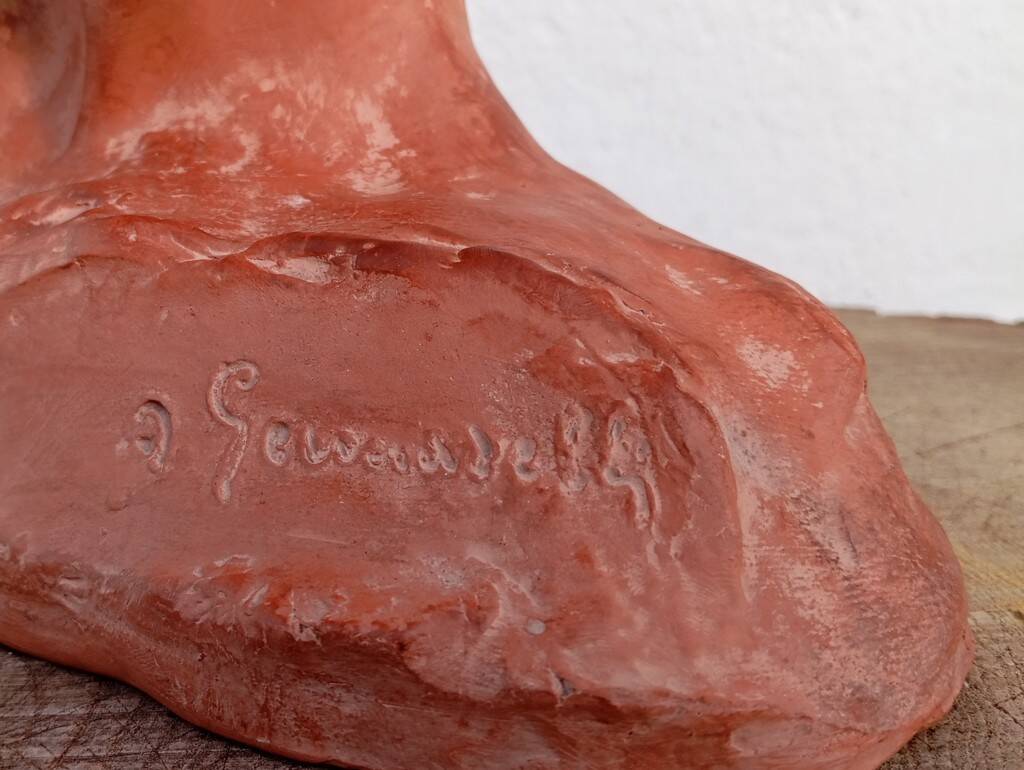 Terracotta bust Amedeo Gennarelli