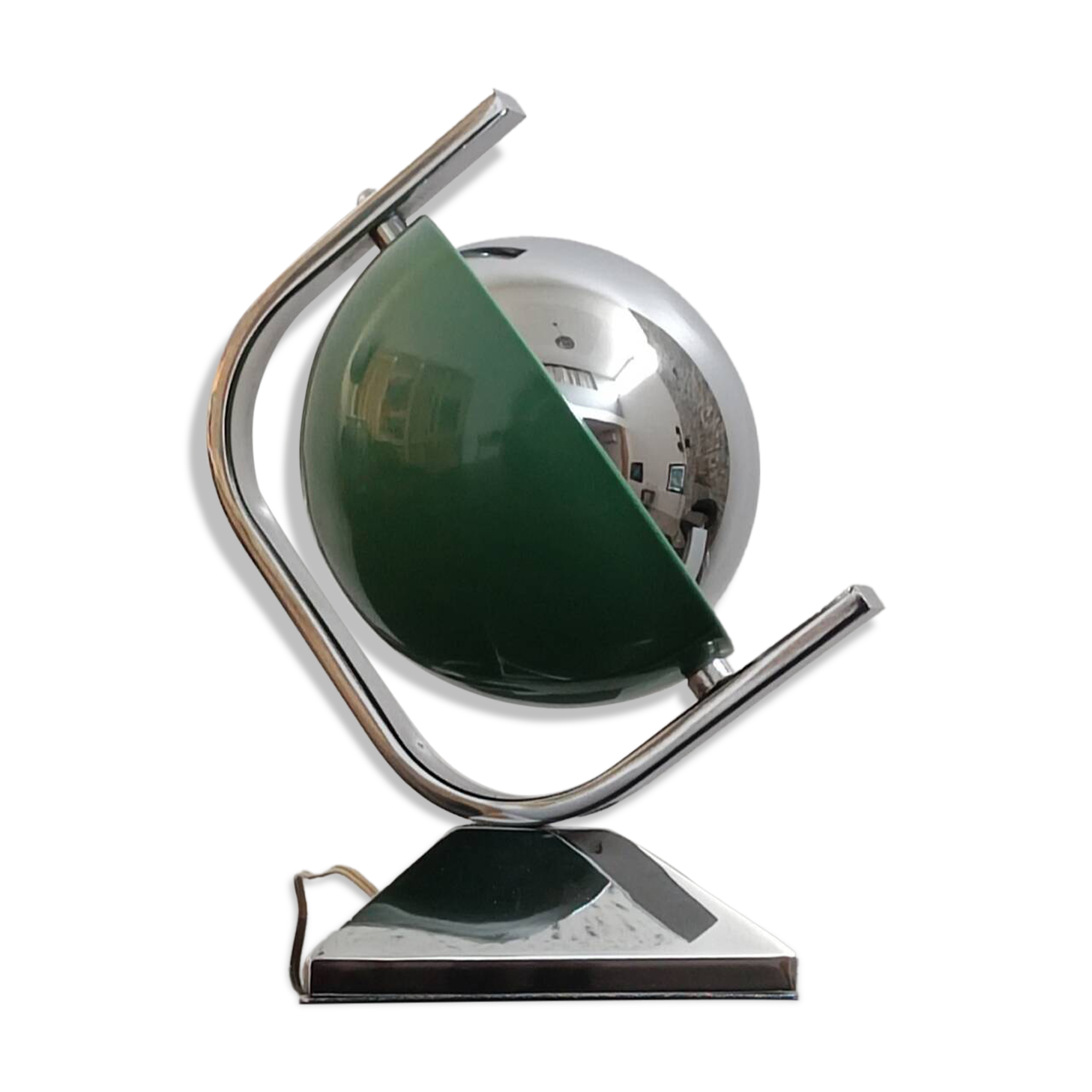 Lampe Eclips Eyeball par LP Oliva pour Grin Luz 1970s