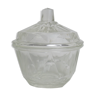 Sugar bowl or glass graphic jar