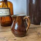 Pot à lait céramique marron