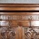 Renaissance style coat rack in carved walnut, 19th century