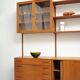 Danish teak wall unit by Kai Kristiansen for Feldballes Møbelfabrik
