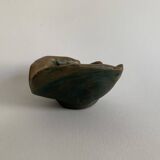 Terracotta art bowl "Jointed hands" signed by the artist Maria Ruiz