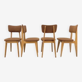 Series of 4 vintage chairs - 1950s