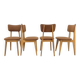 Série de 4 chaises vintage- 1950s