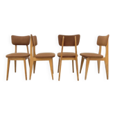 Série de 4 chaises vintage- 1950s