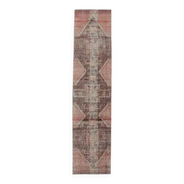 Tapis de couloir  Oushak turc fait main, années 1970