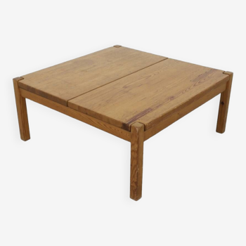 Table Basse en Pin par Ilmari Tapiovaara, 1960s