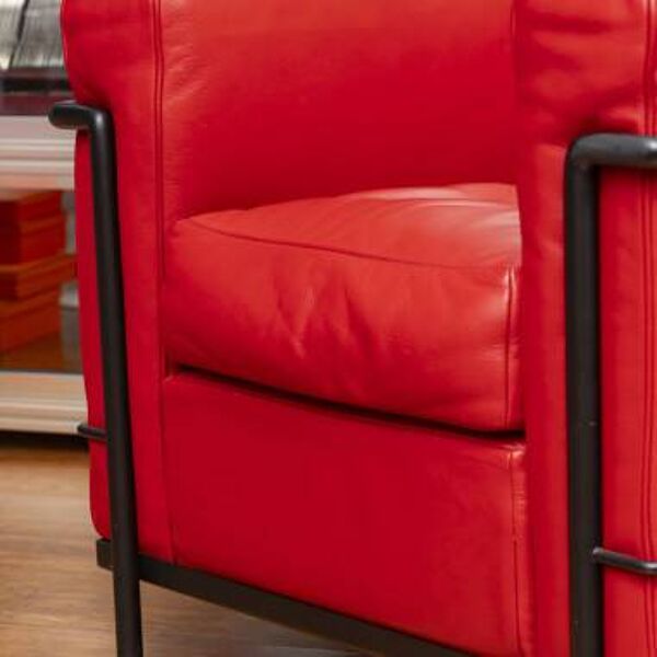 LC2, fauteuil — Le Corbusier, Pierre Jeanneret & Charlotte Perriand, créati