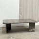 Vintage rectangular coffee table in marble