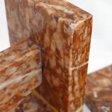 Pair of marble bookends