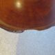 Tripod coffee table - solid okoumé wood - organic shape - brutalist style