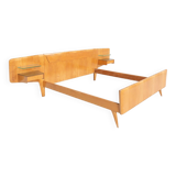 1950’s Mid-Century Italian Modern double bed frame from Vittorio Dassi