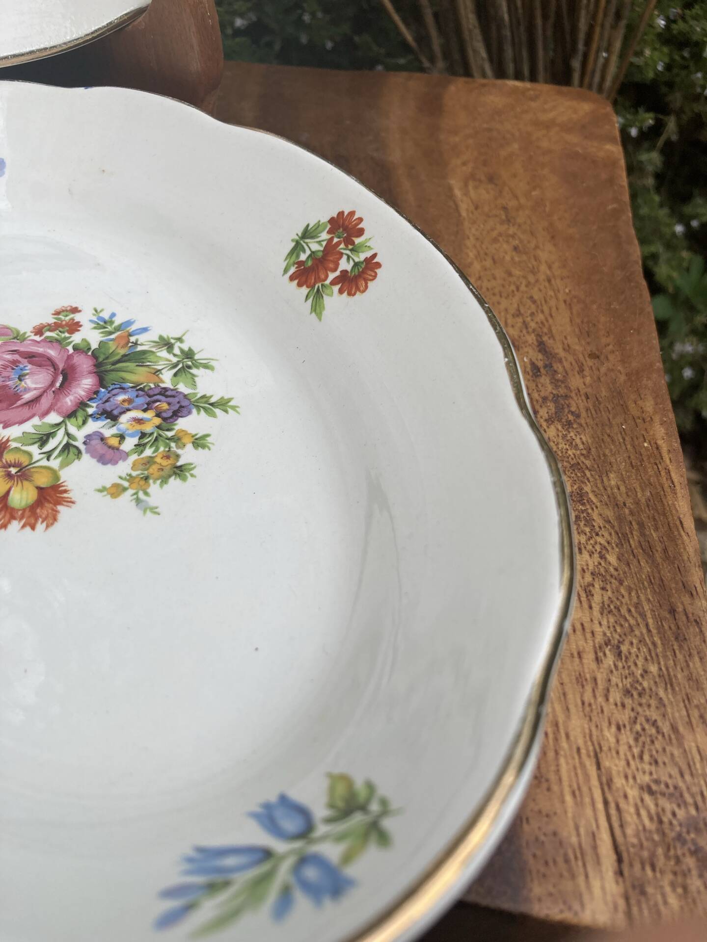 Plats de service ovales Digoin Sarreguemines charme d’antan