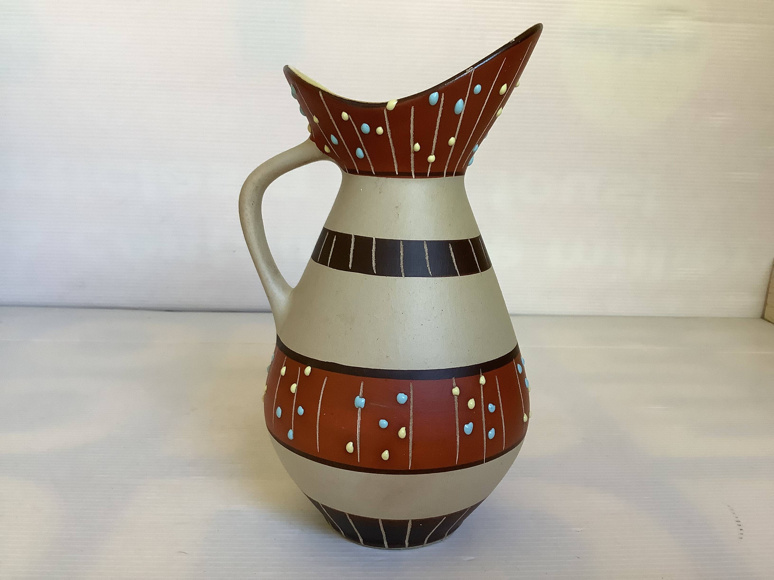 Pitcher vase Otto Georg Bühler for Marzi and Remy Germany