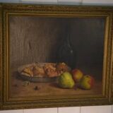 Oil painting on canvas, still life, signed C. Declercq, 1893