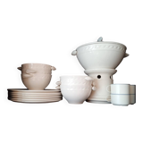 Complete soup tureen set Gien France