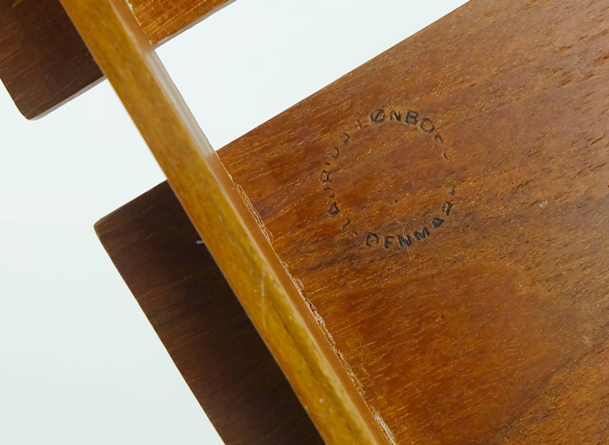 ensemble de service danois moderne très rare en céramique et bois de Laurids Lonborg des années 1960