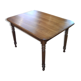 Old Louis Philippe farm table in cherry tree