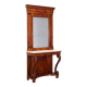 Console restoration in cherry wood Italy 19th century