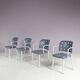 Set of 4 "Minni" chairs from the 1980s by Antonio Citterio for Halifax, Italy