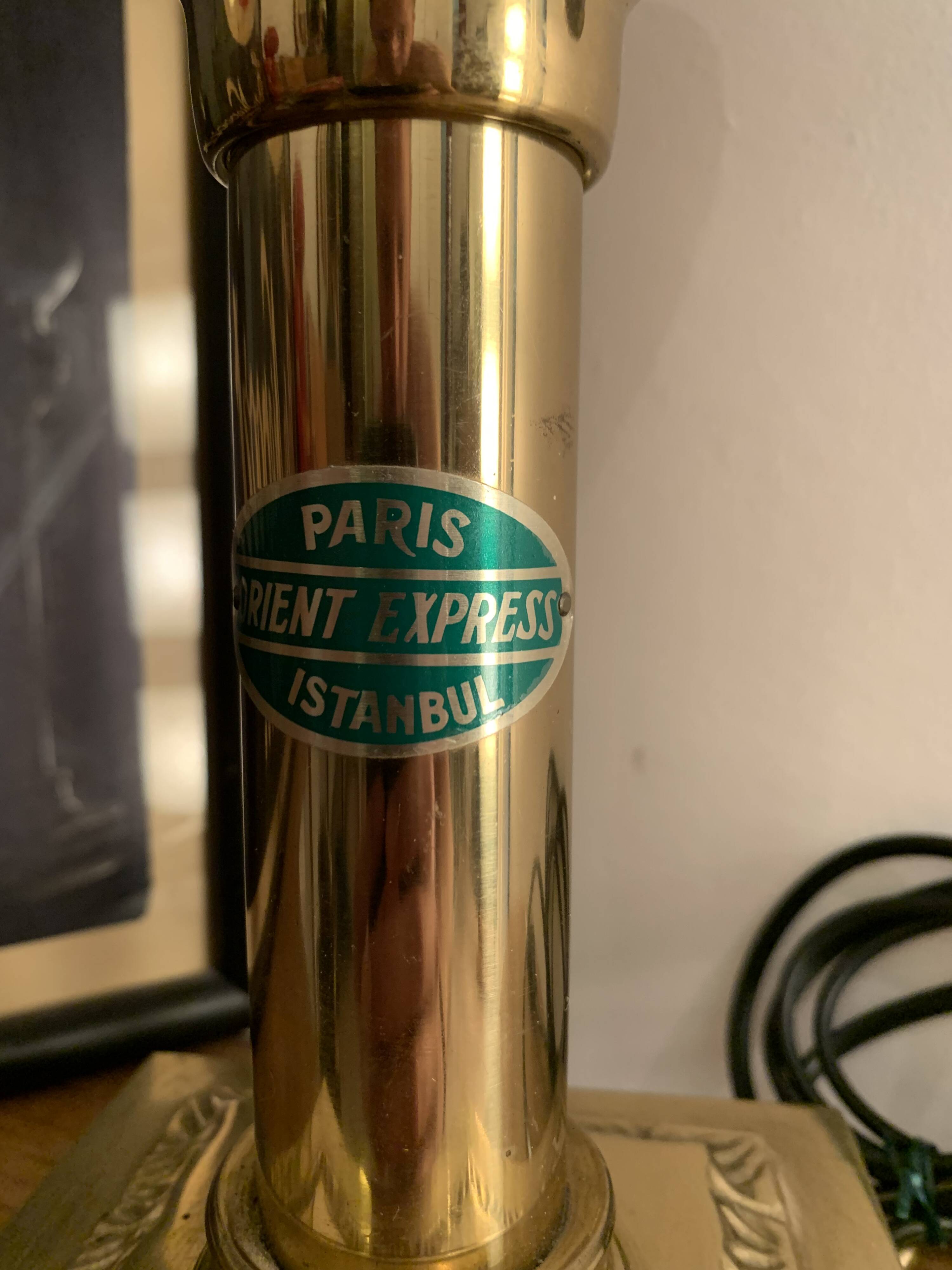 Lampe Paris Orient Express Istanbul Rétro