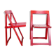Paire de chaises pliantes