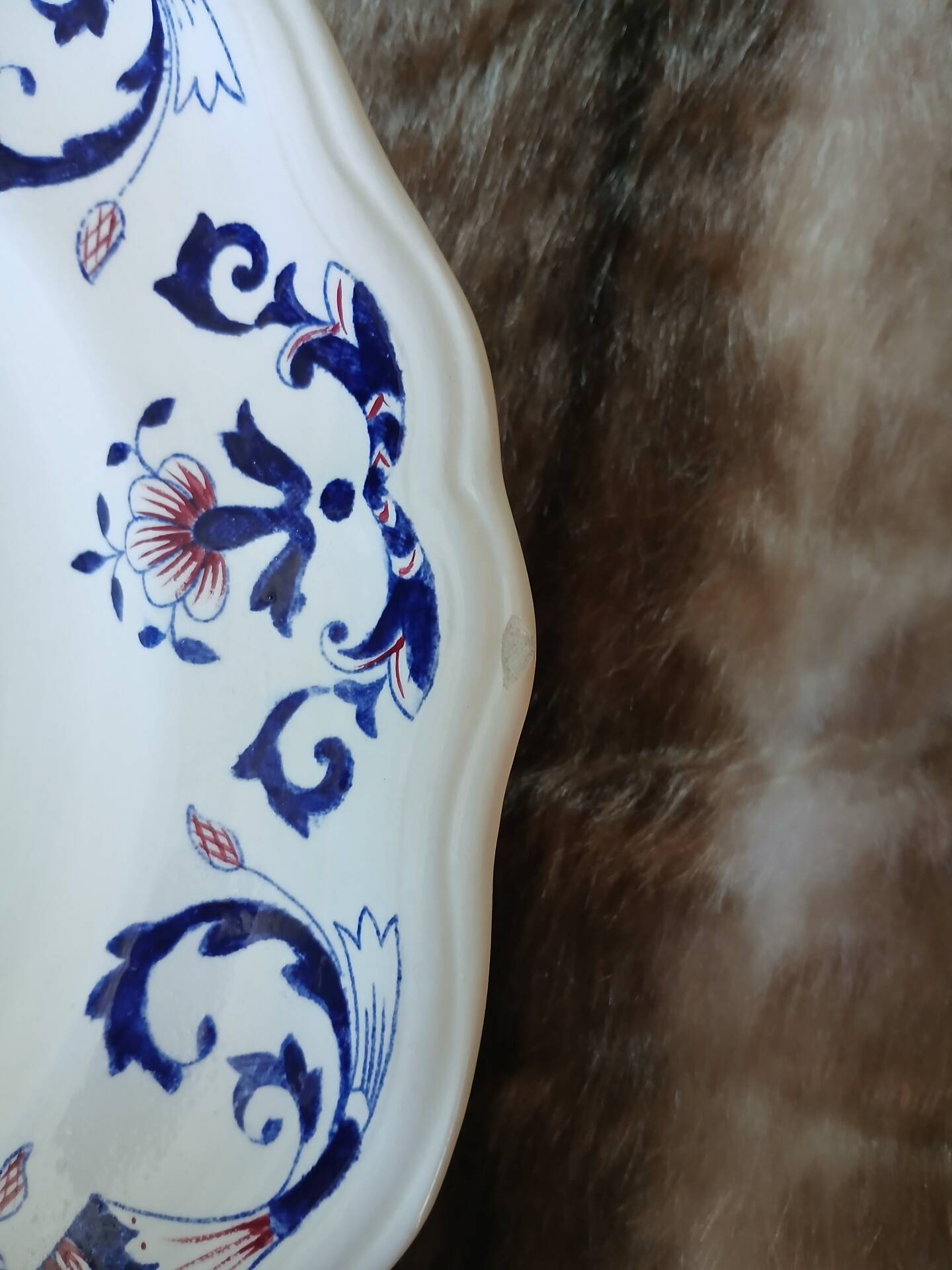 11 assiettes creuses "Rouennais " de Longchamp 