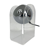 Table lamp space age sphere chrome plexiglass, 1960/1670