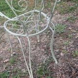 4 chaises en fer forgé
