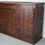 Grande armoire de notaire / classeur en chêne français, années 1920/30