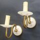 Pair of vintage wall candle holders
