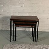 Set of 3 pull out tables By Cees Braakman, 1960