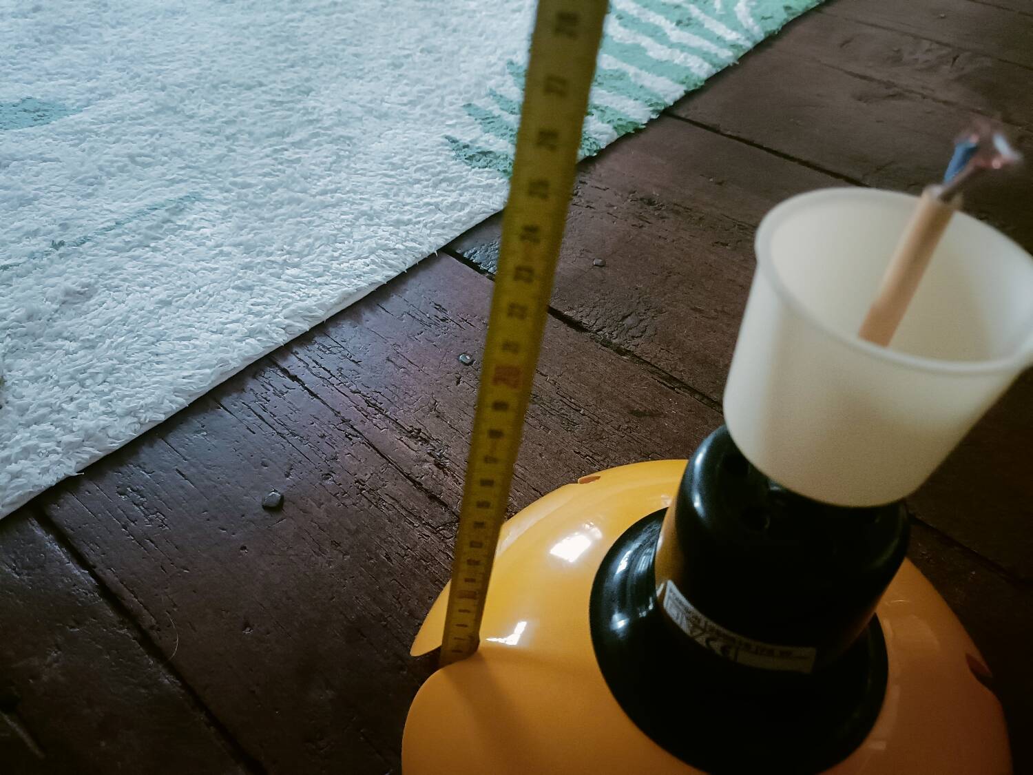 Vintage yellow flower chandelier