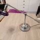 Desk lamp, with a balance, touch-sensitive