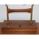 Vintage desk lamp double casserole in metal and brass, 1960