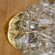 Vintage globe wall lamp, ceiling lamp in molded glass
