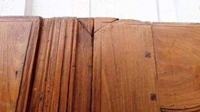 Pair of solid oak doors