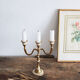 Chandelier 3 branches en laiton et nacre