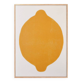 Lemonade Painting - painting on paper signed Eawy