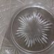 Old sugar bowl/bonbonniere in chiseled glass