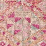 Geometric Tribal Design Runner Rug, Decorative Hallway Runner, 83x340 Cm