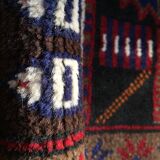 Afghan carpet 80s a city the night 88x155cm