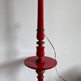 Wooden floor lamp base from the 60s
