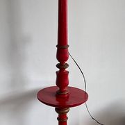 Pied de lampadaire en bois des années 60