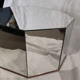 Coffee table mirror effect seventies