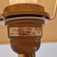 Vintage Sphere Brass Table Lamp by Louis Drimmer, France, 1970s