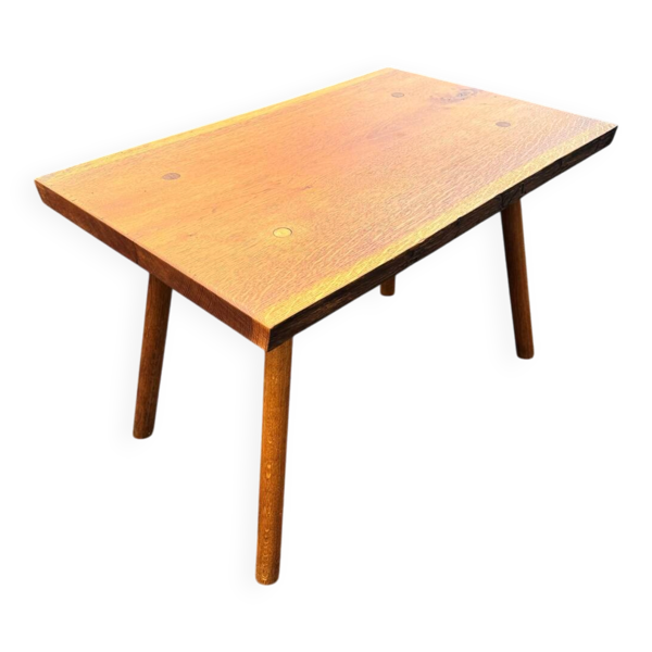 Table basse / table d’appoint brutaliste, années 50/60